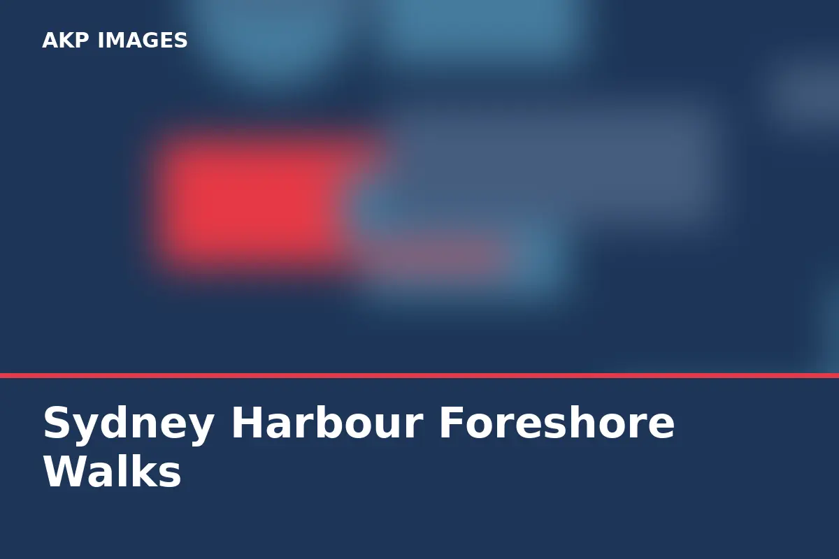 Sydney Harbour Foreshore Walks